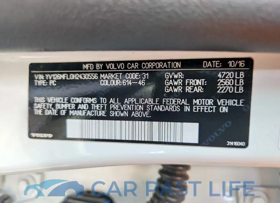 YV126MFL0H2430556# 12