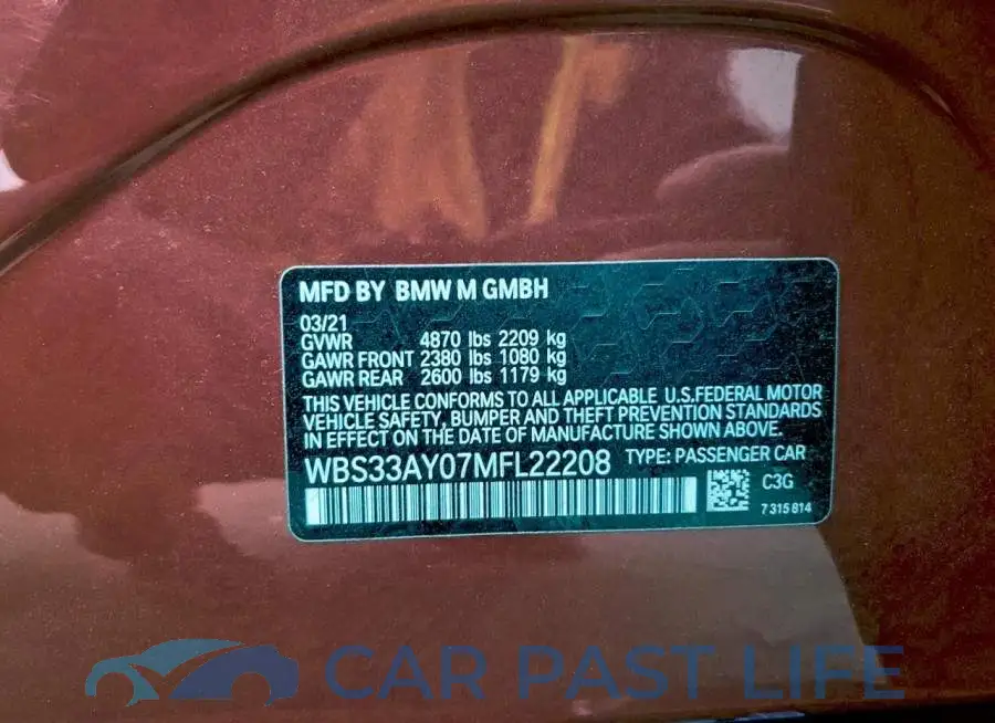 WBS33AY07MFL22208# 13