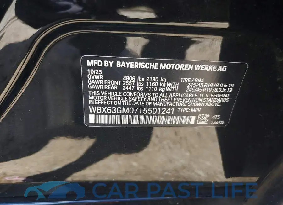 WBX63GM07T5501241# 13