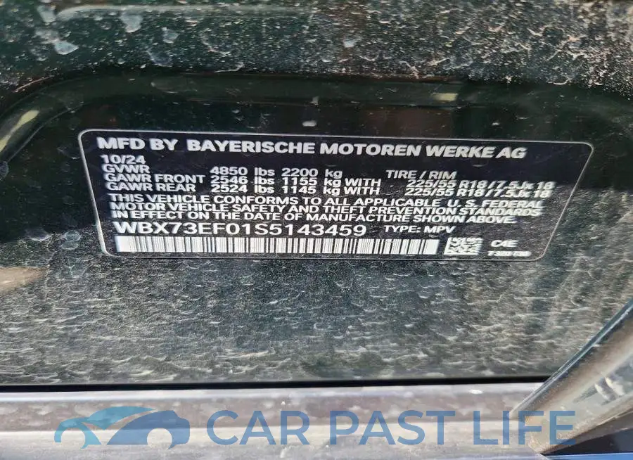 WBX73EF01S5143459# 13
