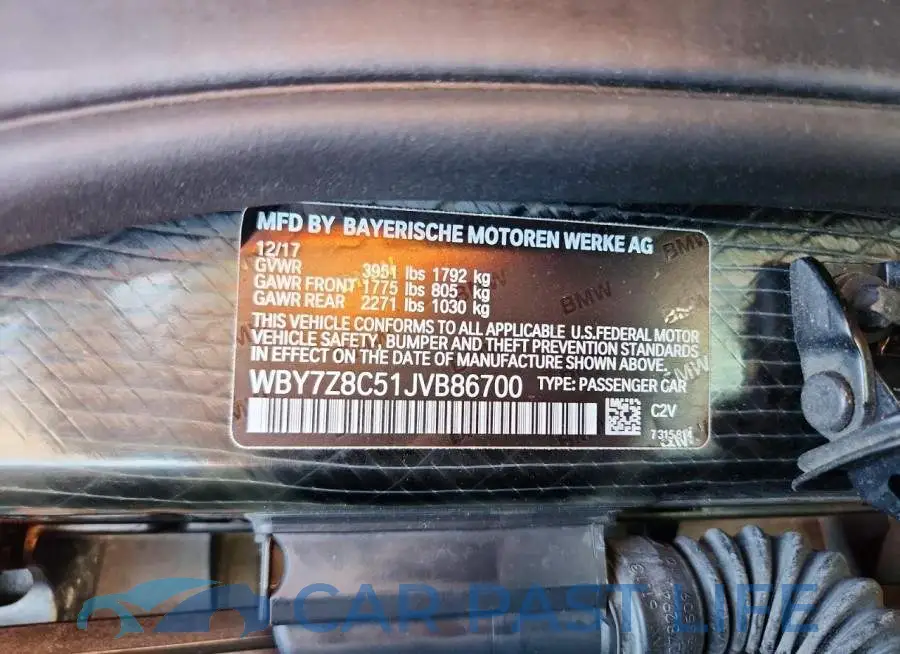WBY7Z8C51JVB86700# 13