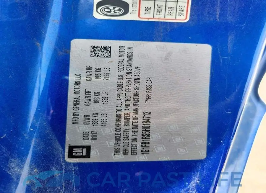 1G1FB1RS5H0184712# 12