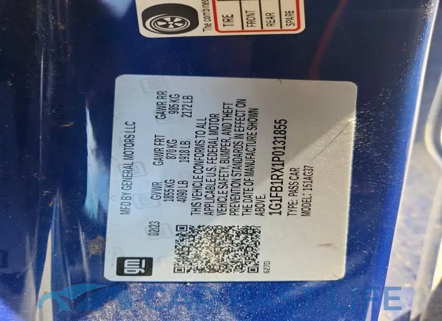 1G1FB1RX1P0131855# 13