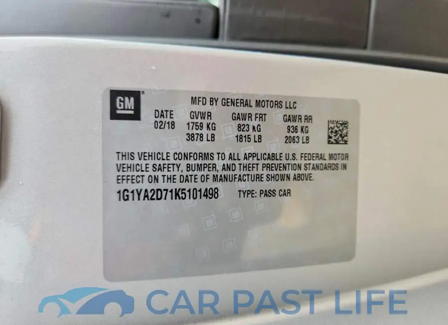 1G1YA2D71K5101498# 12