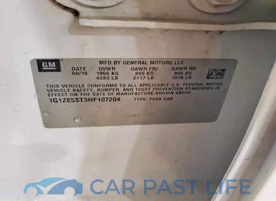 1G1ZE5ST3HF107204# 13