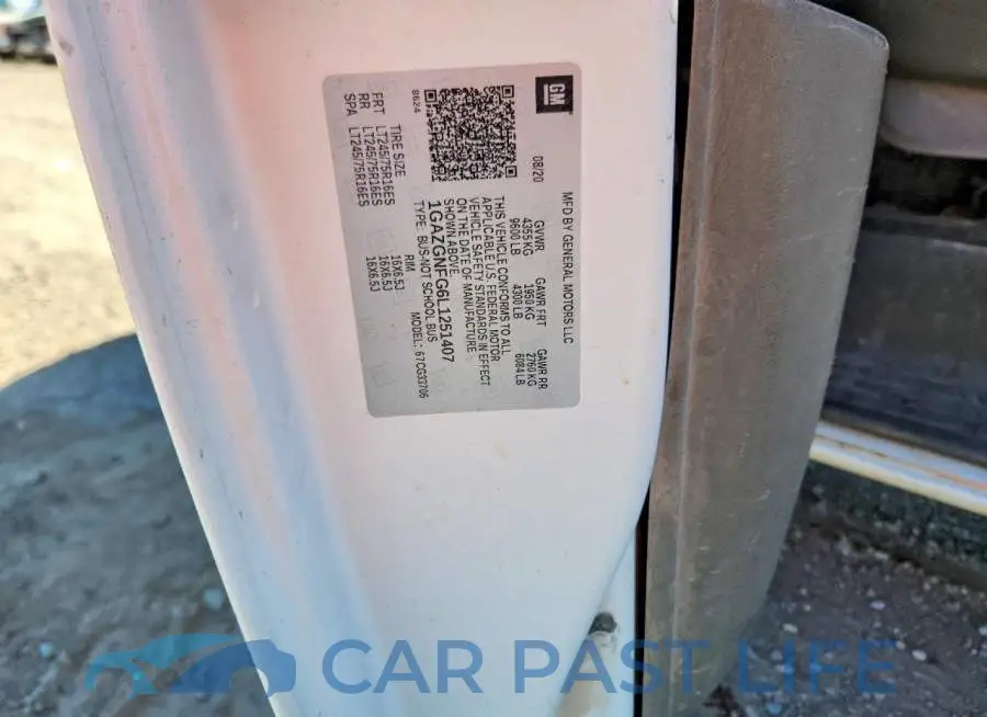 1GAZGNFG6L1251407# 13