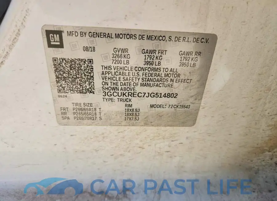 3GCUKREC7JG514802# 13
