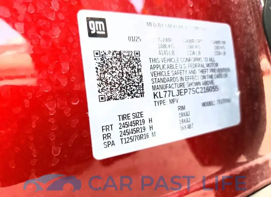 KL77LJEP7SC216055# 13