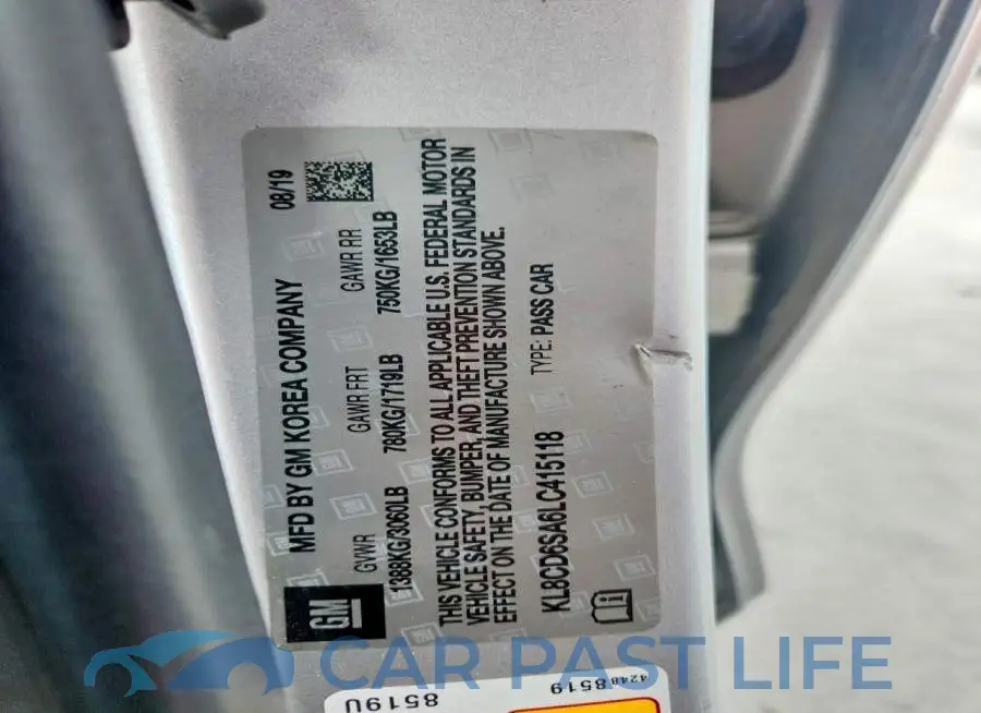 KL8CD6SA6LC415118# 12