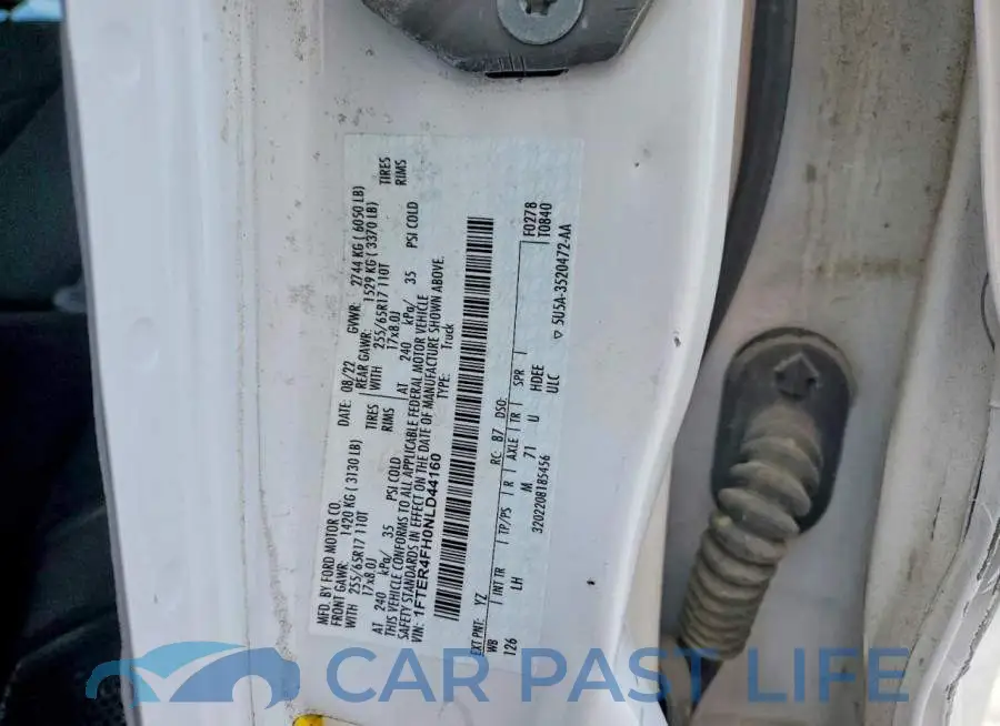 1FTER4FH0NLD44160# 12