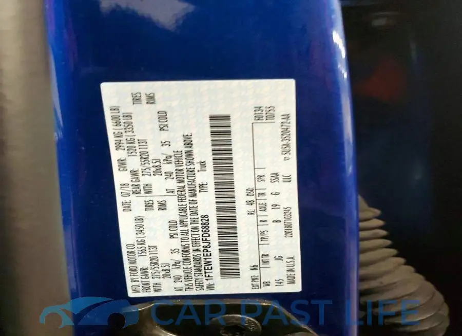 1FTEW1EP8JFD68828# 12