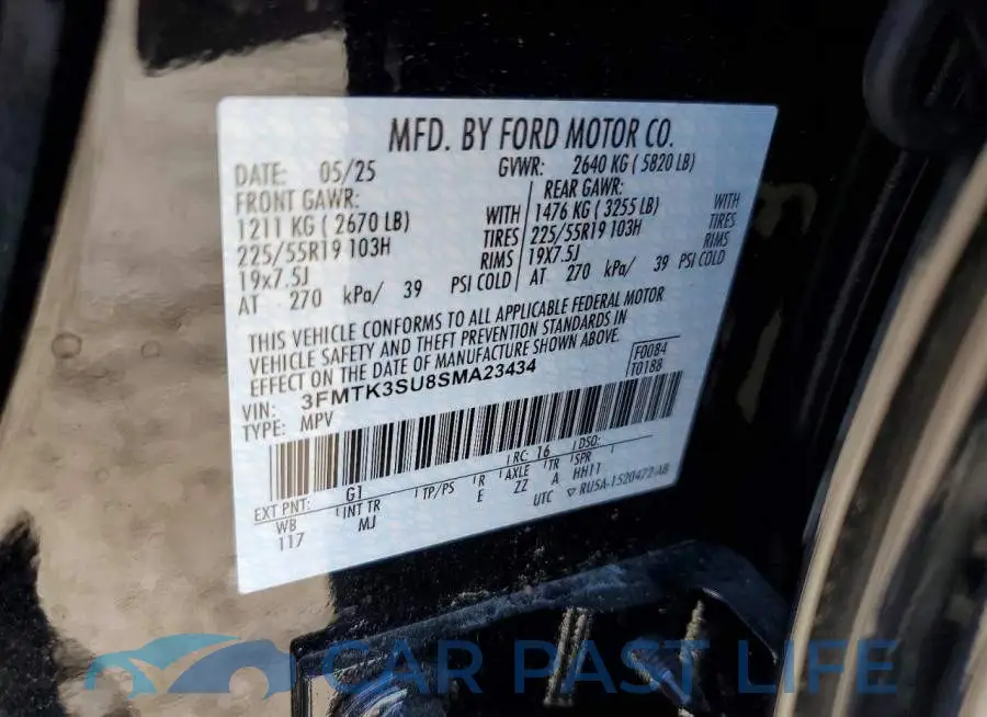 3FMTK3SU8SMA23434# 13