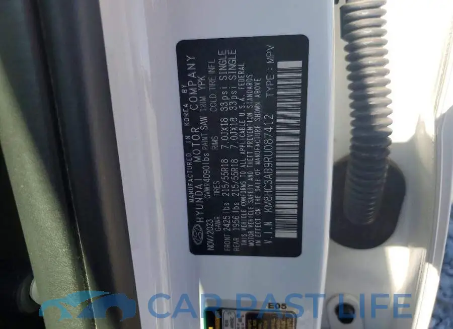KM8HC3AB9RU087412# 12