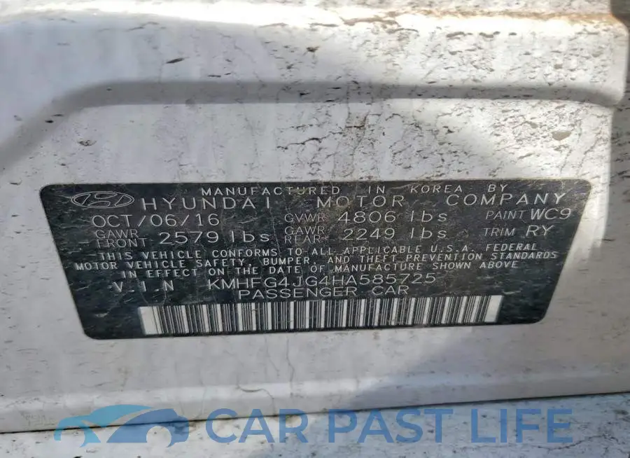 KMHFG4JG4HA585725# 12