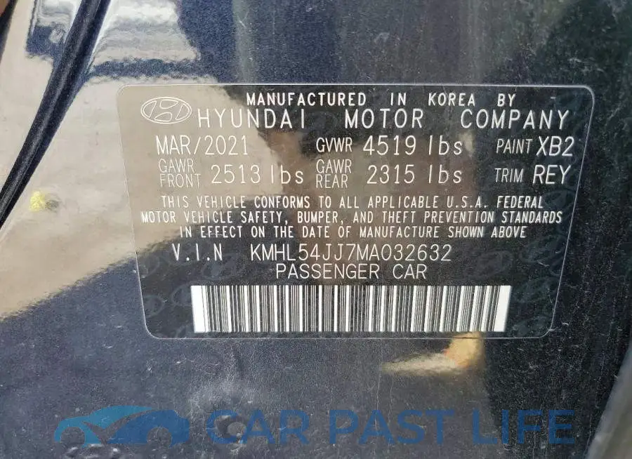 KMHL54JJ7MA032632# 12