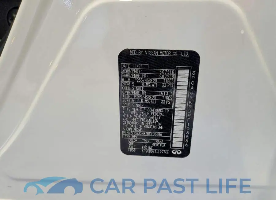 3PCAJ5KR2RF108886# 13