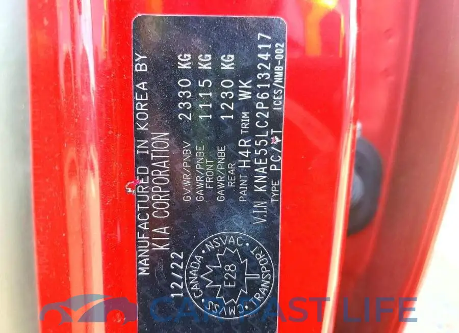 KNAE55LC2P6132417# 13