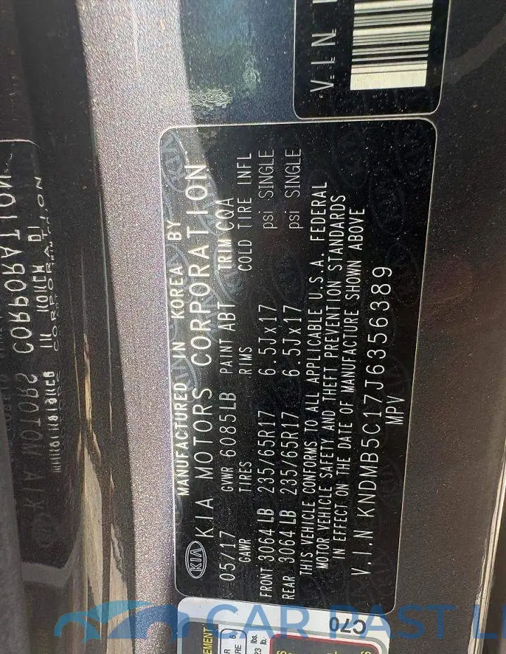 KNDMB5C17J6356389# 10