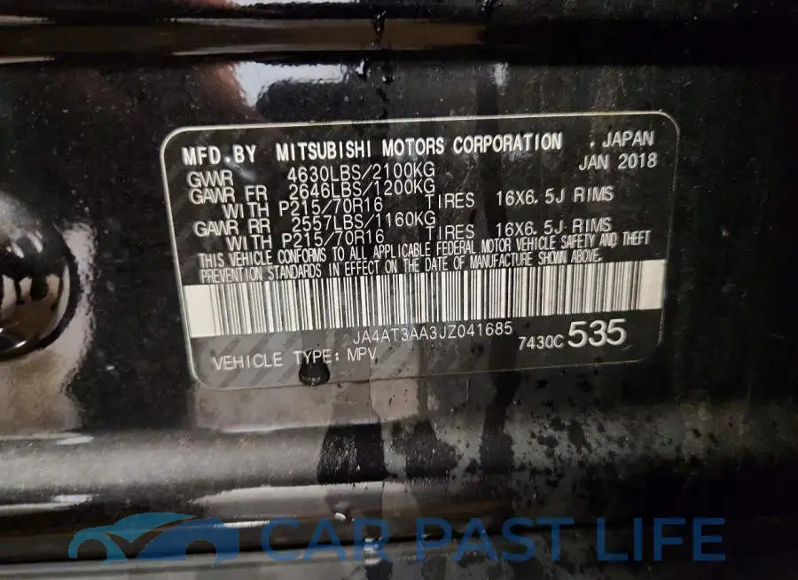 JA4AT3AA3JZ041685# 13