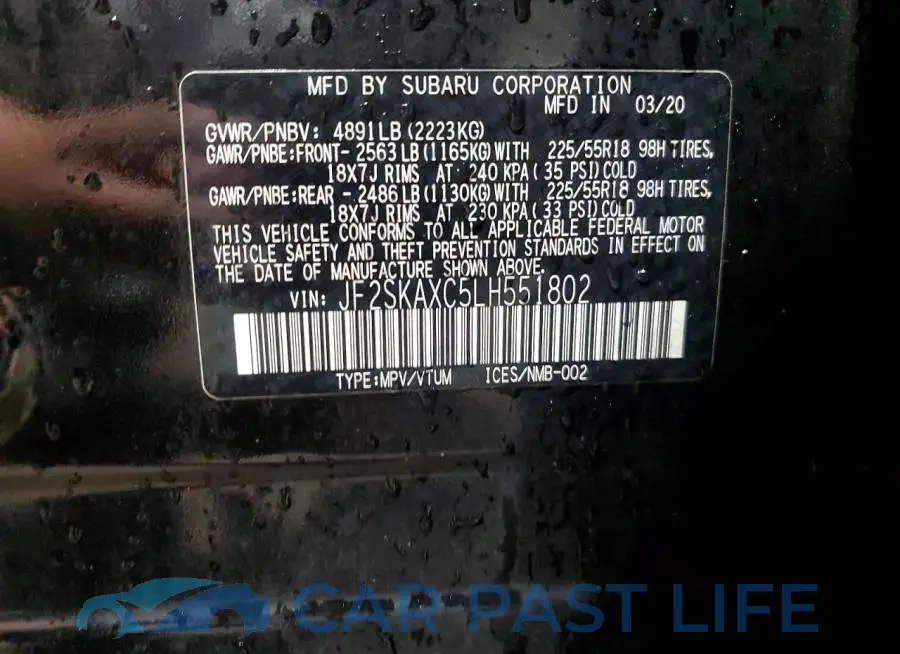JF2SKAXC5LH551802# 14