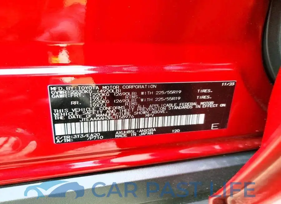 JTEAAAAH3RJ158976# 14