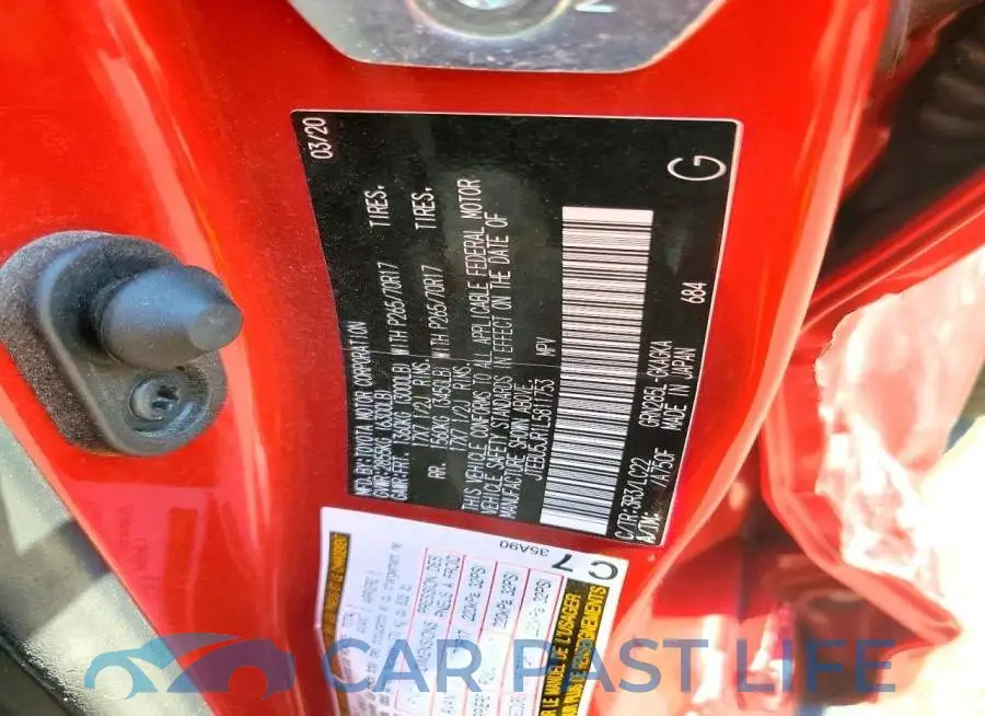 JTEBU5JR1L5811753# 13