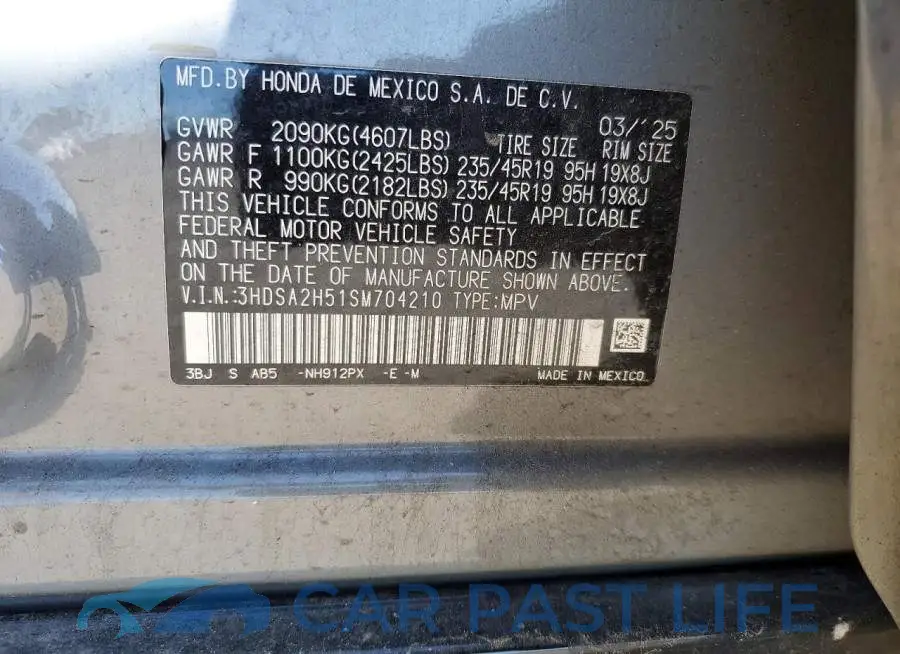 3HDSA2H51SM704210# 13