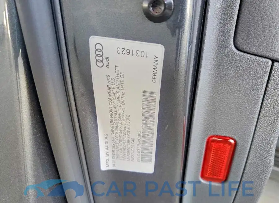 WAUA4CF57NA032942# 12