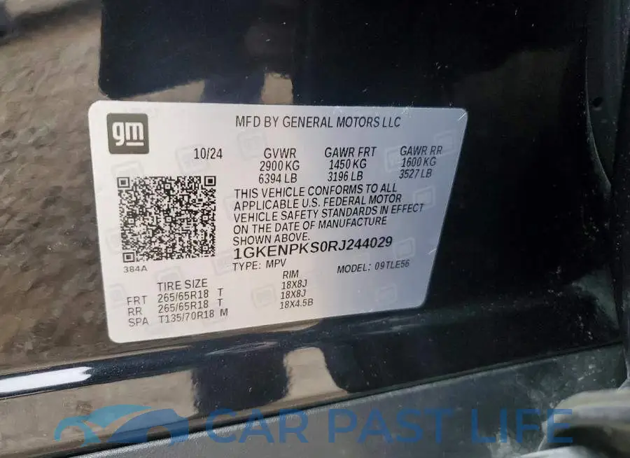 1GKENPKS0RJ244029# 14