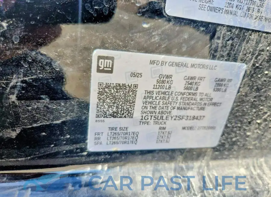 1GT5ULEY2SF318437# 13