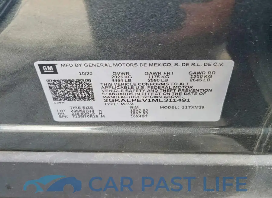 3GKALPEV1ML311491# 14