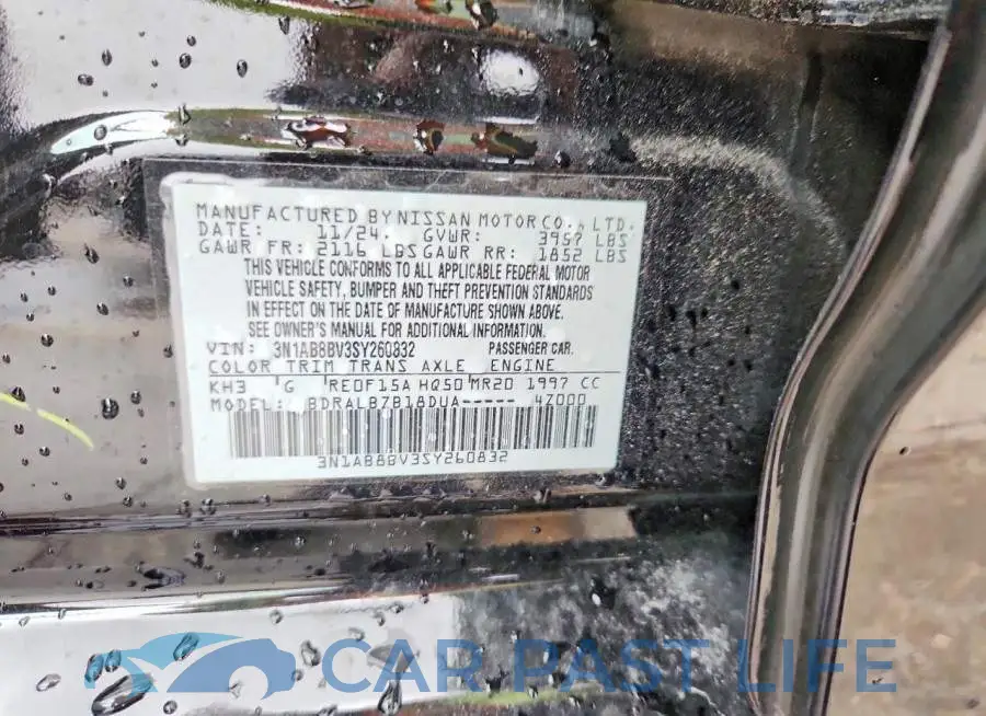 3N1AB8BV3SY260832# 13