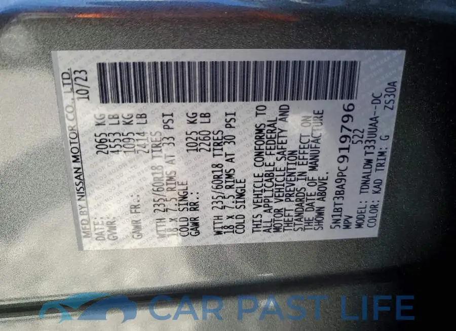 5N1BT3BA9PC919796# 13