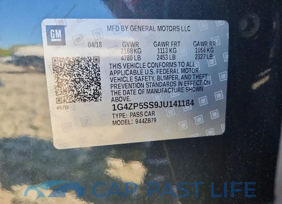 1G4ZP5SS9JU141184# 12
