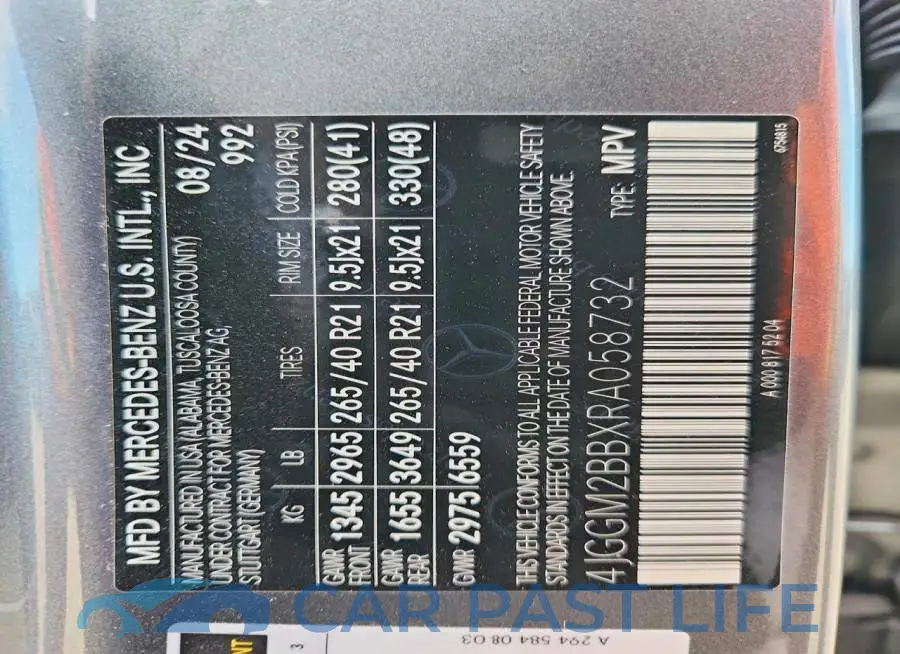 4JGGM2BBXRA058732# 14