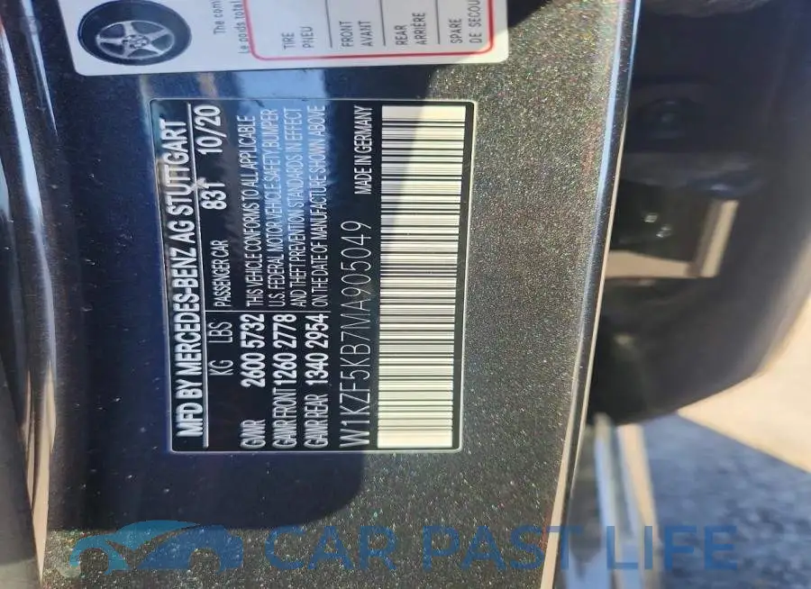 W1KZF5KB7MA905049# 13