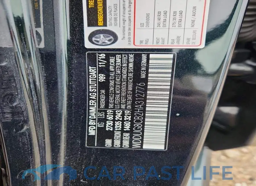 WDDUG8CB2HA312776# 13