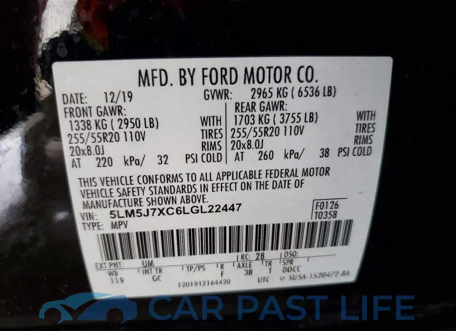 5LM5J7XC6LGL22447# 14