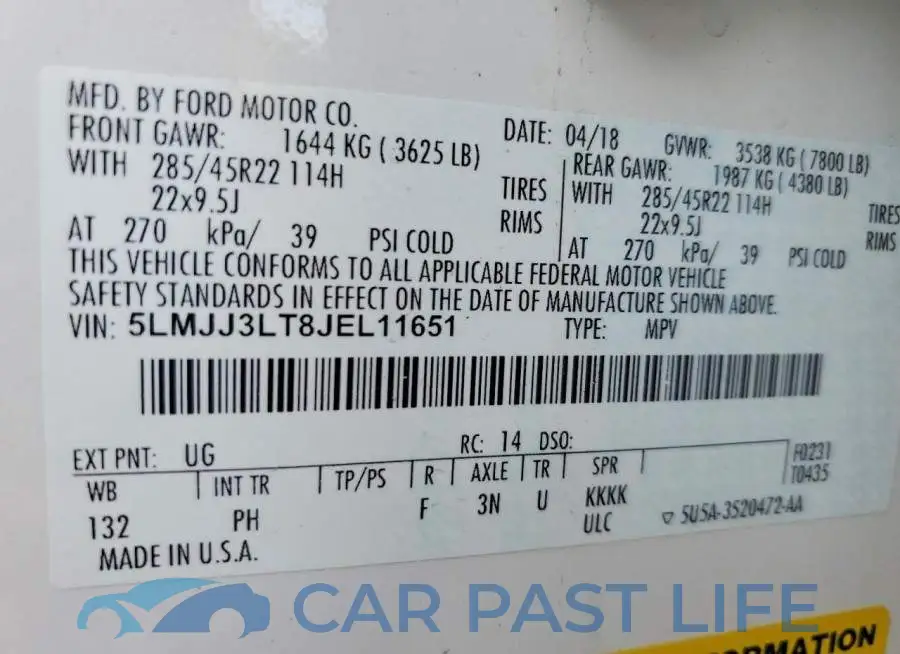 5LMJJ3LT8JEL11651# 13