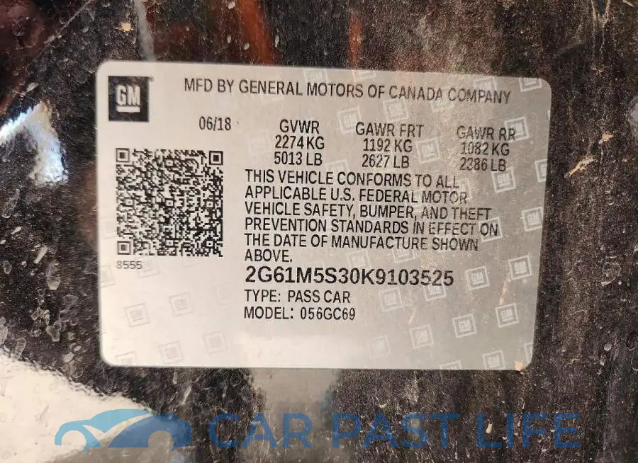 2G61M5S30K9103525# 12