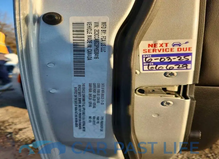 2C3CCABG3PH538416# 13