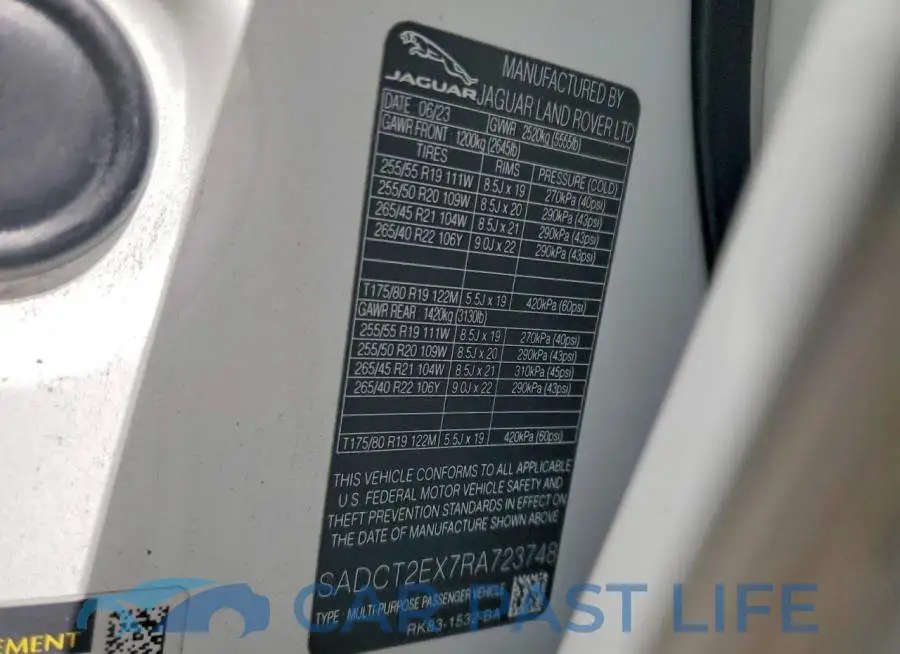 SADCT2EX7RA723748# 14