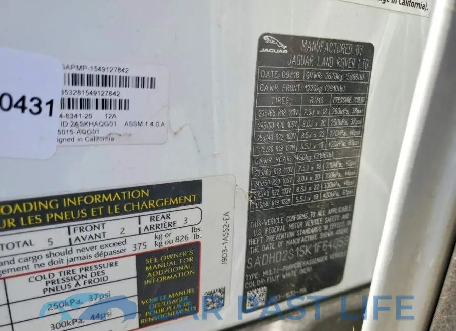 SADHD2S15K1F64059# 13