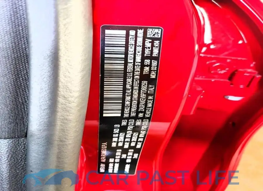 ZASPAKEV9P7D68259# 12