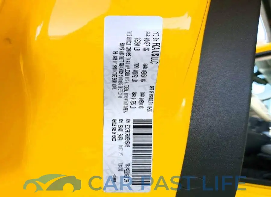 3C3CFFKR8HT503000# 12