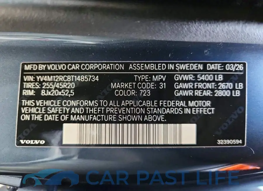 YV4M12RC8T1485734# 13