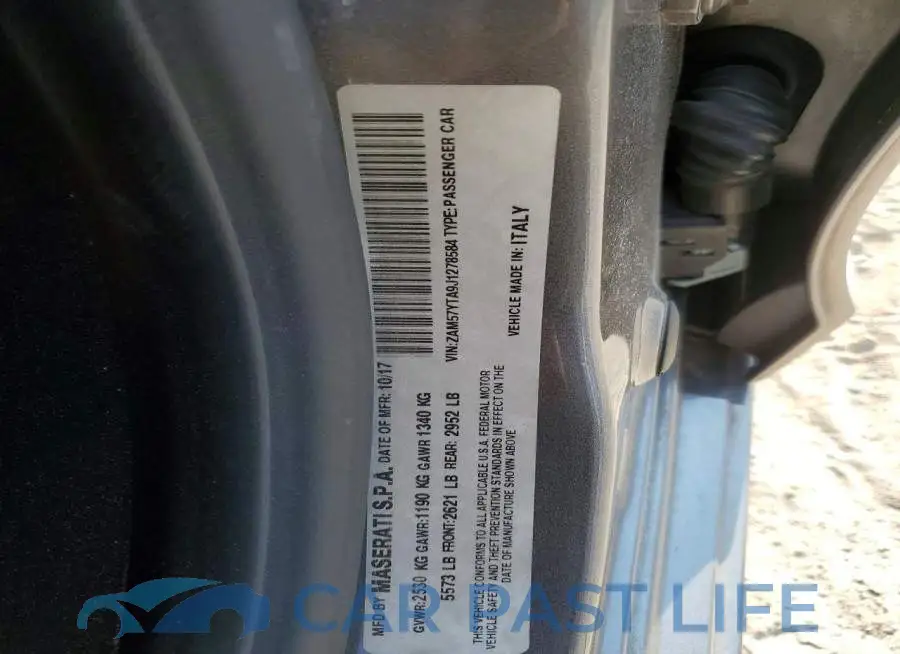 ZAM57YTA9J1278584# 12