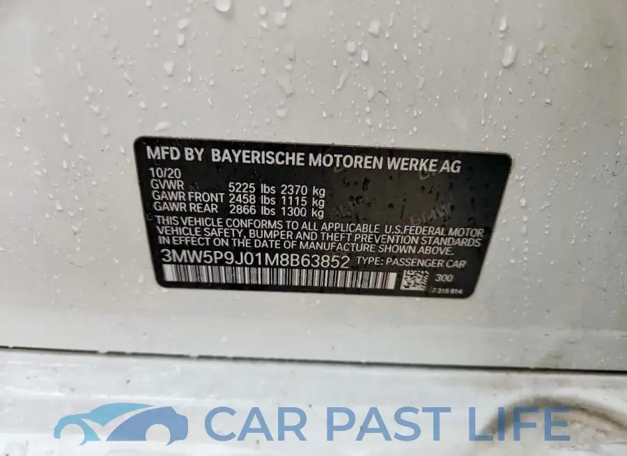 3MW5P9J01M8B63852# 12
