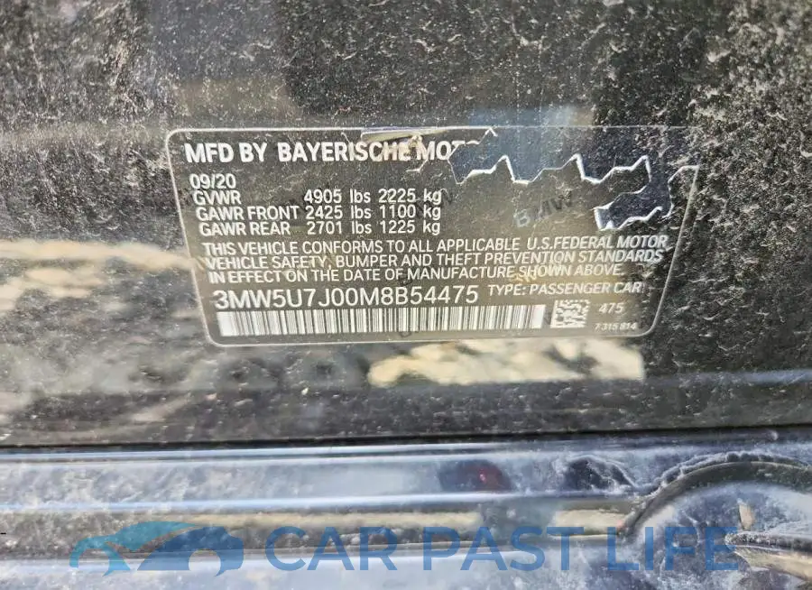 3MW5U7J00M8B54475# 12