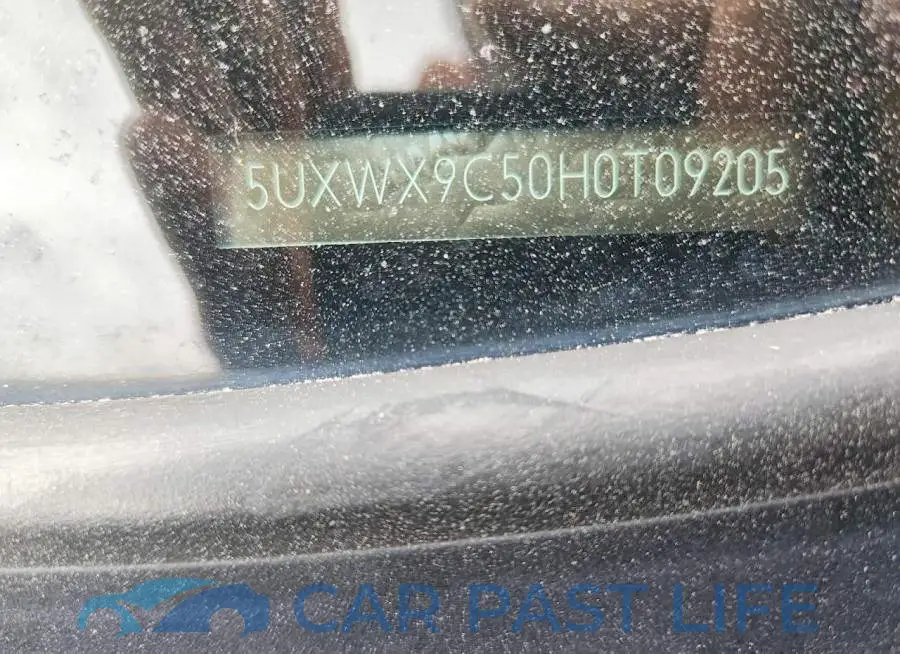 5UXWX9C50H0T09205# 13